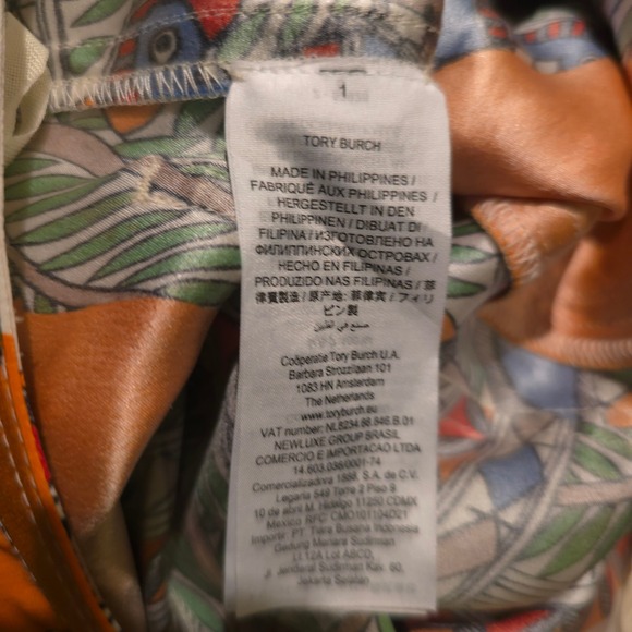 Tory Burch Something Wild Silk Cargo Pants 0 Runway Patchwork Palazzo Rare SS19 - Picture 6 of 16